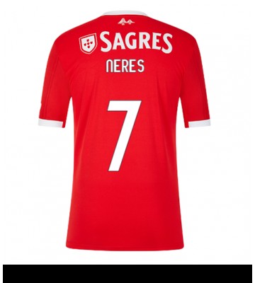 Benfica David Neres #7 Hjemmedrakt 2022-23 Kortermet